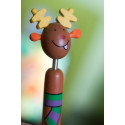 Göte brown  cartoon pen, Reindeer 