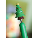 Göte vert  stylo à bille avec animal, sapin de Noël 