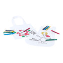 Plicom white red colouring Christmas stocking 