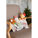 Plicom wit rood Gekleurde kerstsok 