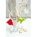 Yamra rood  Kerst decoratie figuur, kerstboom 