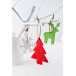 Yamra red  Christmas tree ornament, Christmas tree 