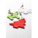 Yamra rood  Kerst decoratie figuur, kerstboom 