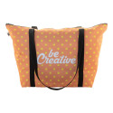 SuboShop Playa Zip noir blanc sac de plage ou sac à provisions 