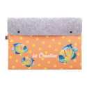 CreaFelt Folder white grey custom document folder 