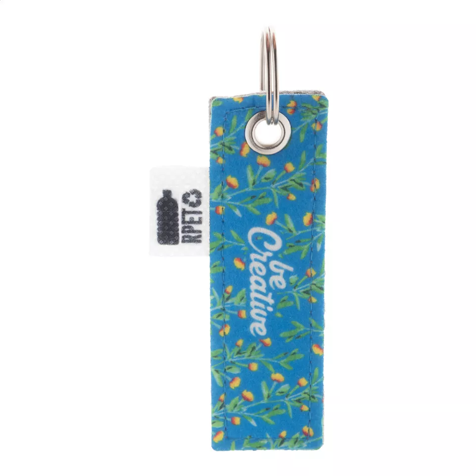 CreaFelt Key A blanc gris porte-clés 