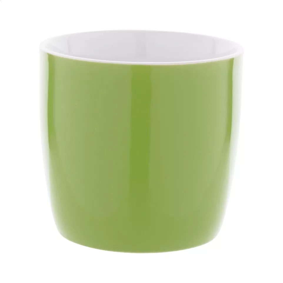 Hemera green white mug 