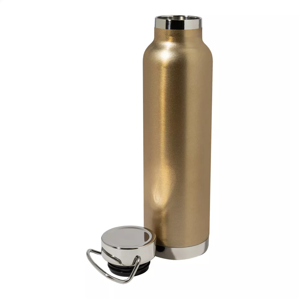 Cuppar goud  koper geïsoleerde fles 