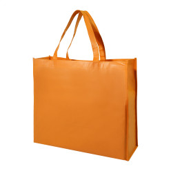 Laster orange  RPET shopping bag 