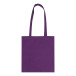 Colote purple  cotton shopping bag 