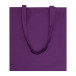 Colote purple  cotton shopping bag 