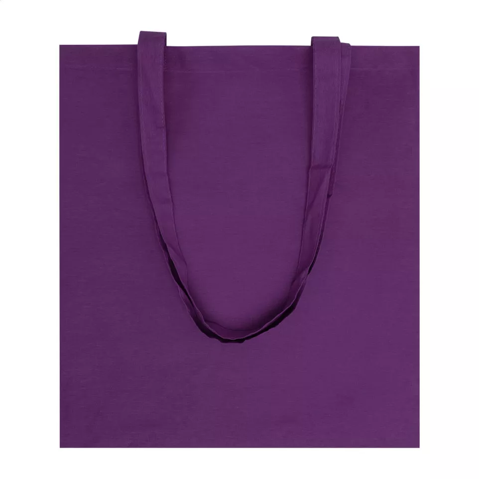Colote purple  cotton shopping bag 