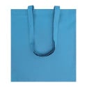 Colote licht blauw  katoenen boodschappentas 