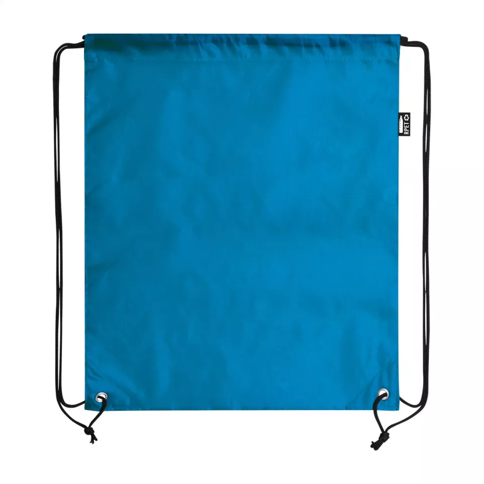 Redraw light blue  RPET drawstring bag 
