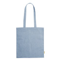 Congish licht blauw  katoenen boodschappentas 