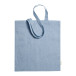 Congish licht blauw  katoenen boodschappentas 