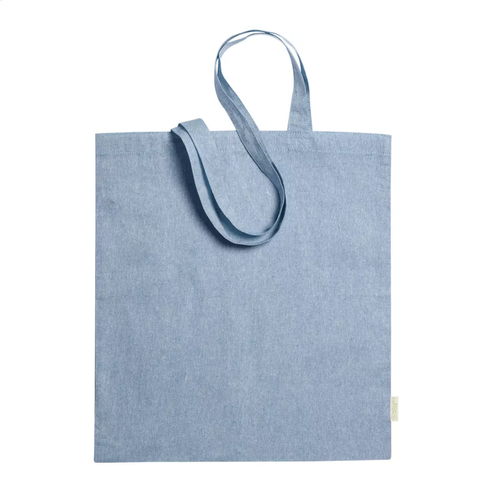 Congish light blue  cotton shopping bag 
