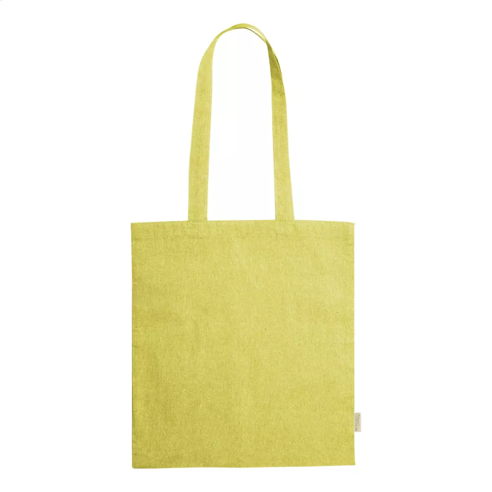 Congish yellow  cotton shopping bag 