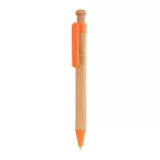Looky orange natural ballpoint pen 