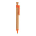 Looky orange naturelle stylo bille 