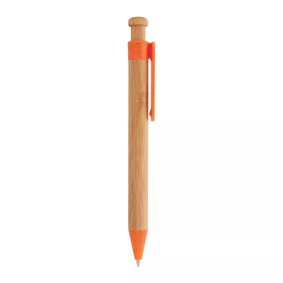 Looky orange naturelle stylo bille 