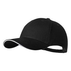 Sanvi zwart  baseball pet 