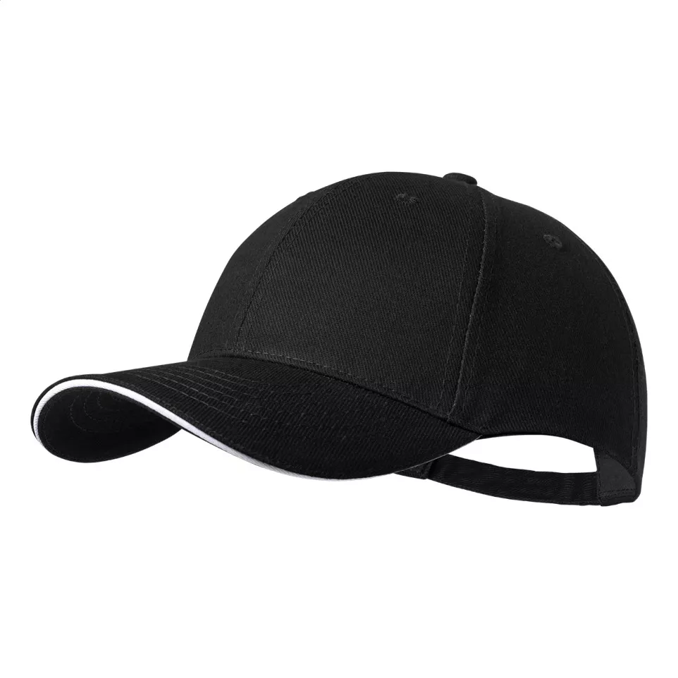 Sanvi zwart  baseball pet 