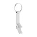 Rallop zilver  flesopener sleutelhanger 