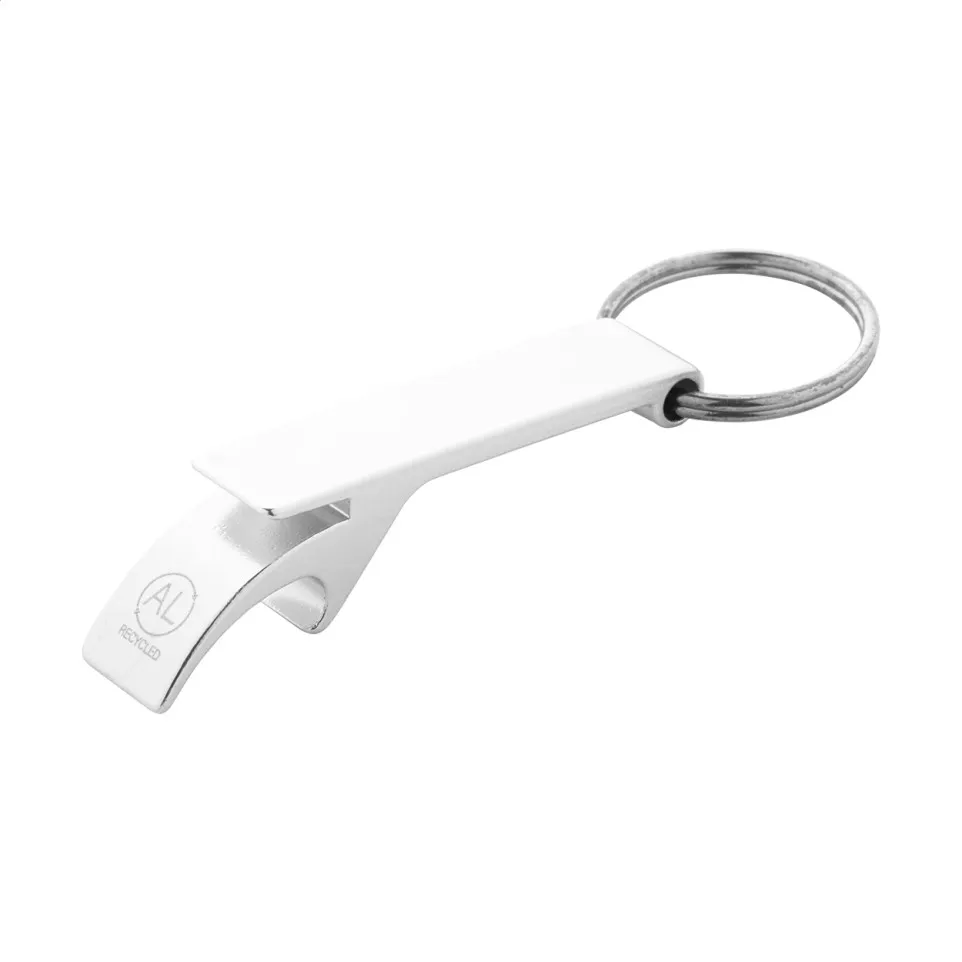 Rallop argenté  porte-clé décapsuleur 
