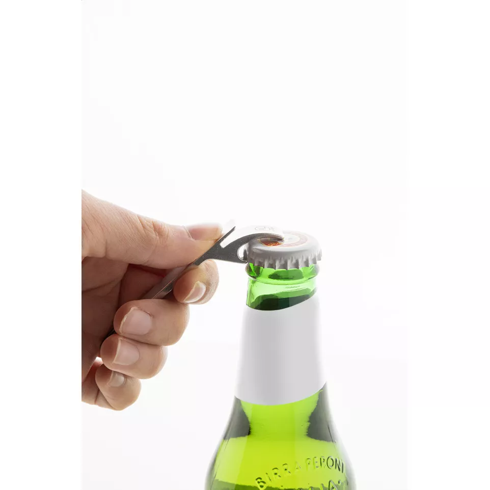 Rallop argenté  porte-clé décapsuleur 