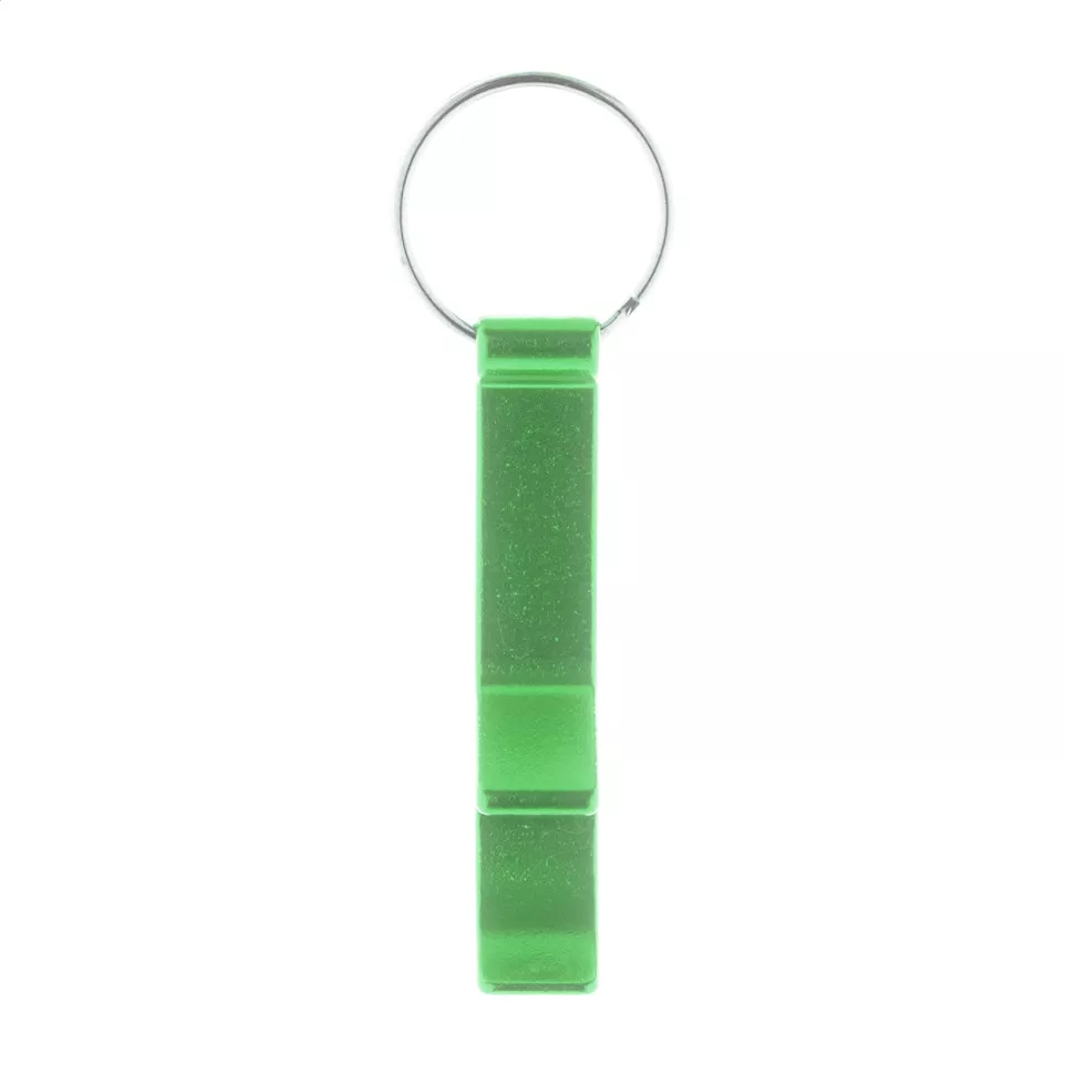 Rallop groen  flesopener sleutelhanger 
