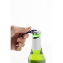 Rallop blauw  flesopener sleutelhanger 