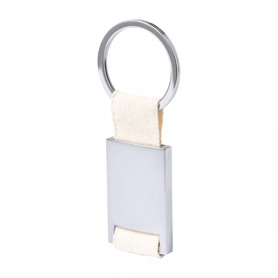 Coxil white  keyring 