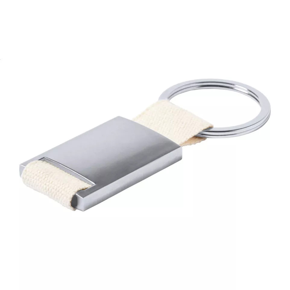 Coxil white  keyring 