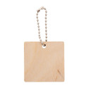 CreaFob Wood natuurlijk  custom made sleutelhanger 