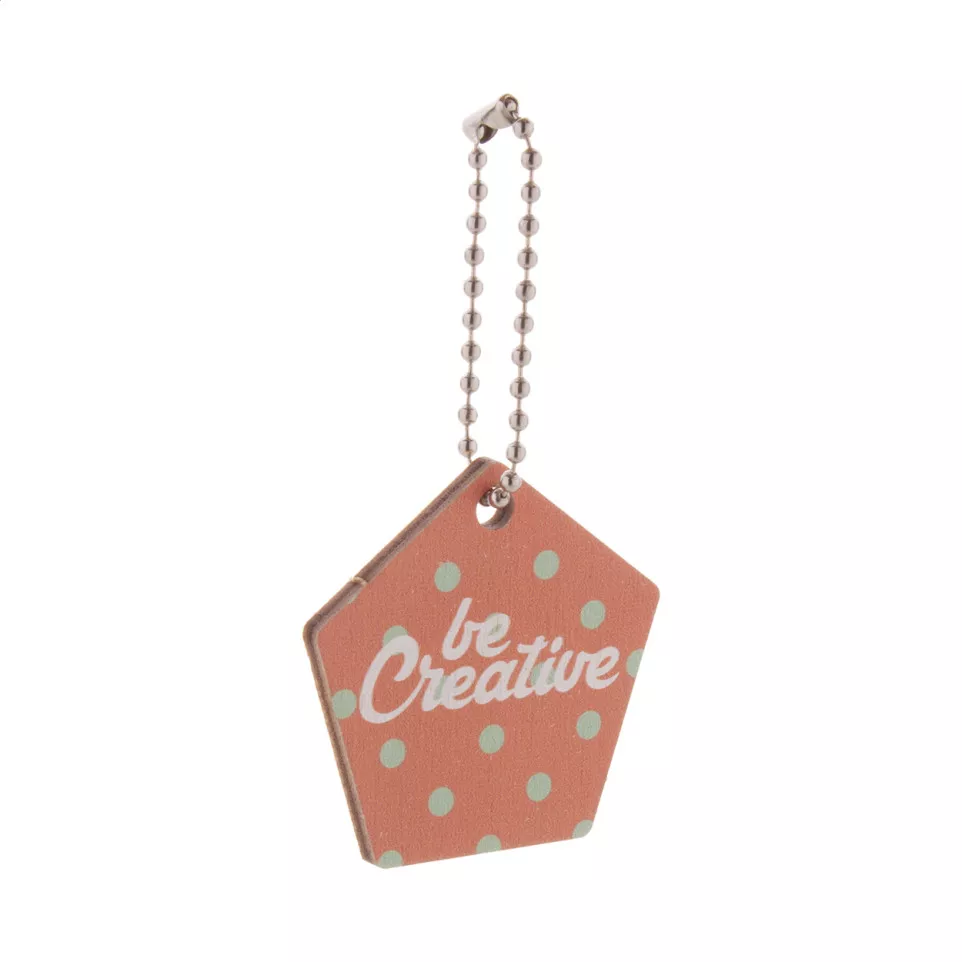CreaFob Wood natural  custom keyring 