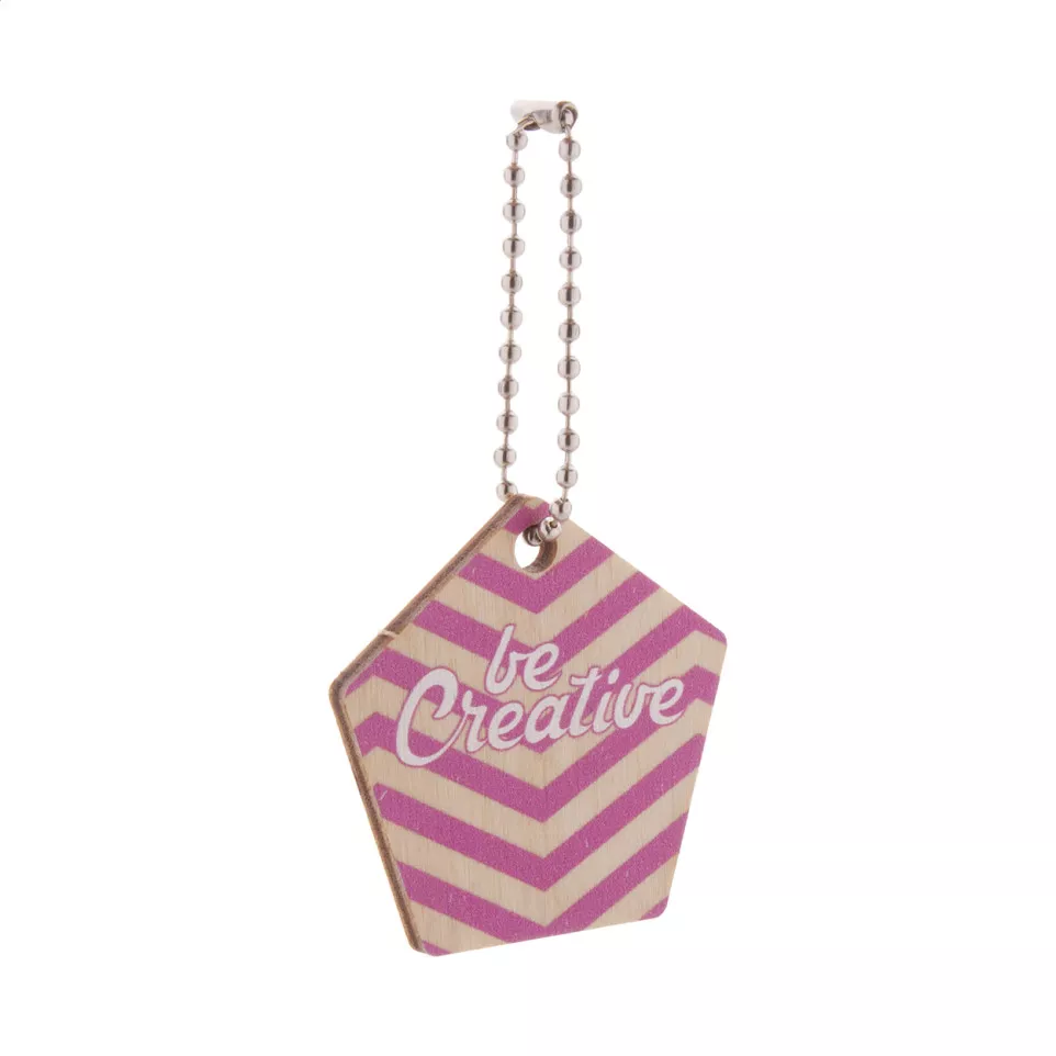CreaFob Wood natural  custom keyring 