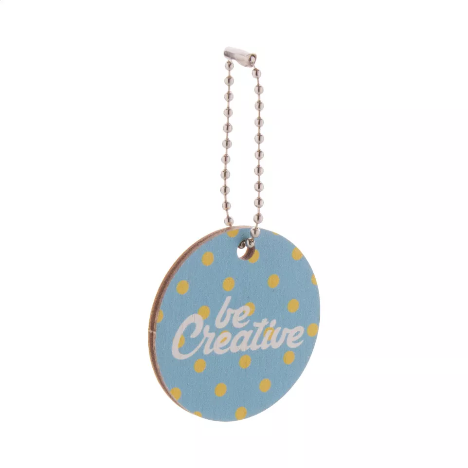 CreaFob Wood natural  custom keyring 
