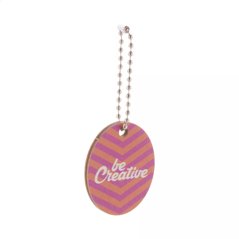 CreaFob Wood natural  custom keyring 