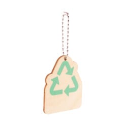 EcoRing naturelle  Porte-clés, recyclage 