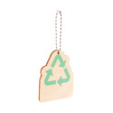 EcoRing naturelle  Porte-clés, recyclage 