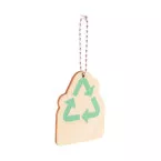 EcoRing natuurlijk  sleutelhanger, recycling 