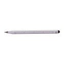Ruloid zilver  inktloze pen met liniaal 