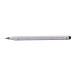 Ruloid zilver  inktloze pen met liniaal 