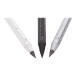 Ruloid black  inkless pen with ruler 