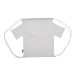 CreaDraw T Kids RPET white  custom drawstring bag for kids 