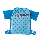 CreaDraw T Kids blue  custom drawstring bag for kids 