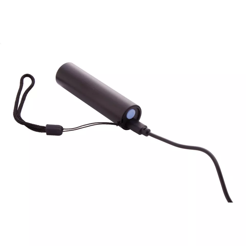 Chargelight zwart  oplaadbare zaklamp 