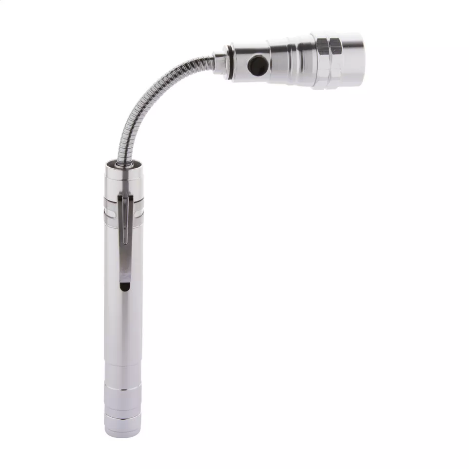 Giraffe zilver  uitschuifbare zaklamp 