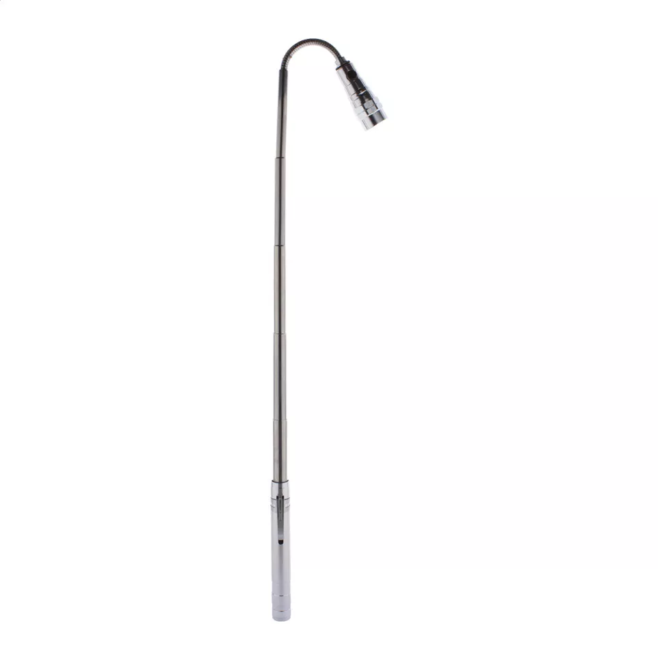 Giraffe zilver  uitschuifbare zaklamp 